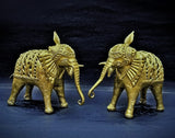 Dokra Elephant Pair