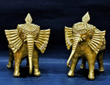 Dokra Elephant Pair